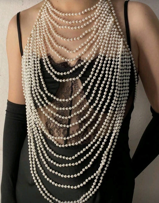 İncili Seksi Vücut Aksesuarı , Şık Bustiyer