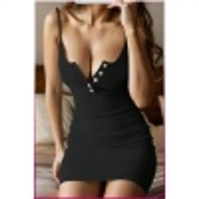 Zarif Spor Önden Düğmeli Mini Şık Elbise