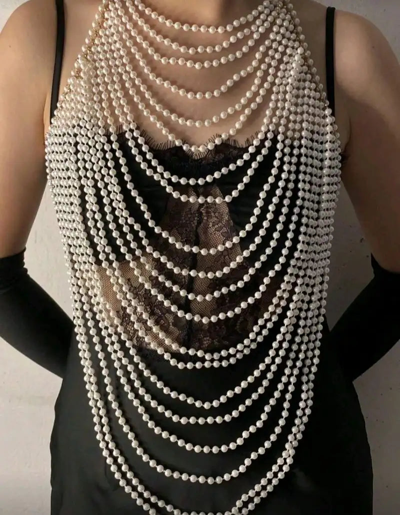 İncili Seksi Vücut Aksesuarı , Şık Bustiyer