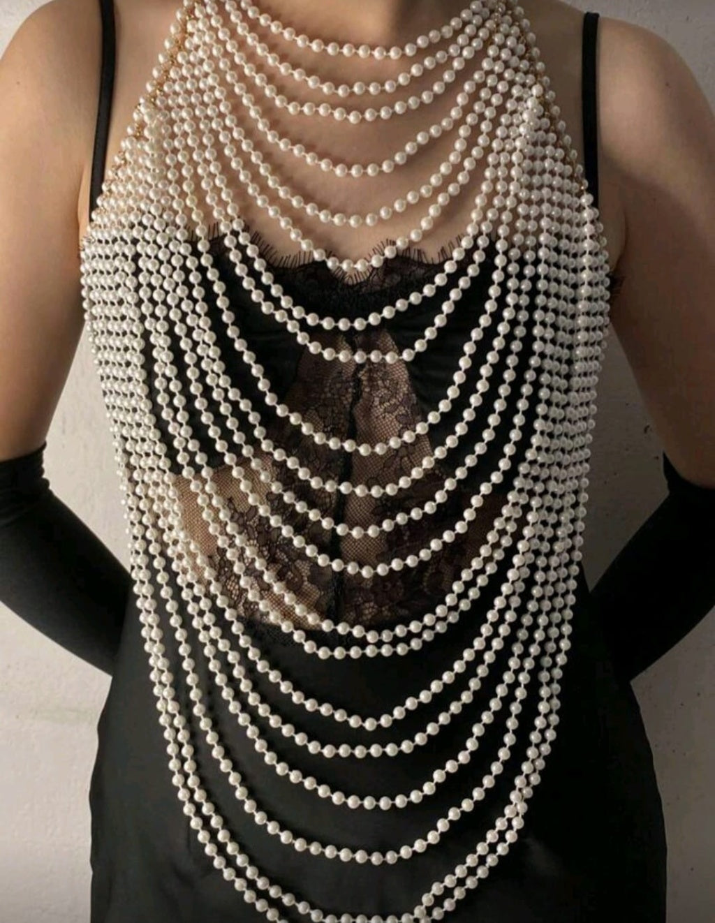 İncili Seksi Vücut Aksesuarı , Şık Bustiyer