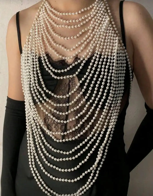 İncili Seksi Vücut Aksesuarı , Şık Bustiyer