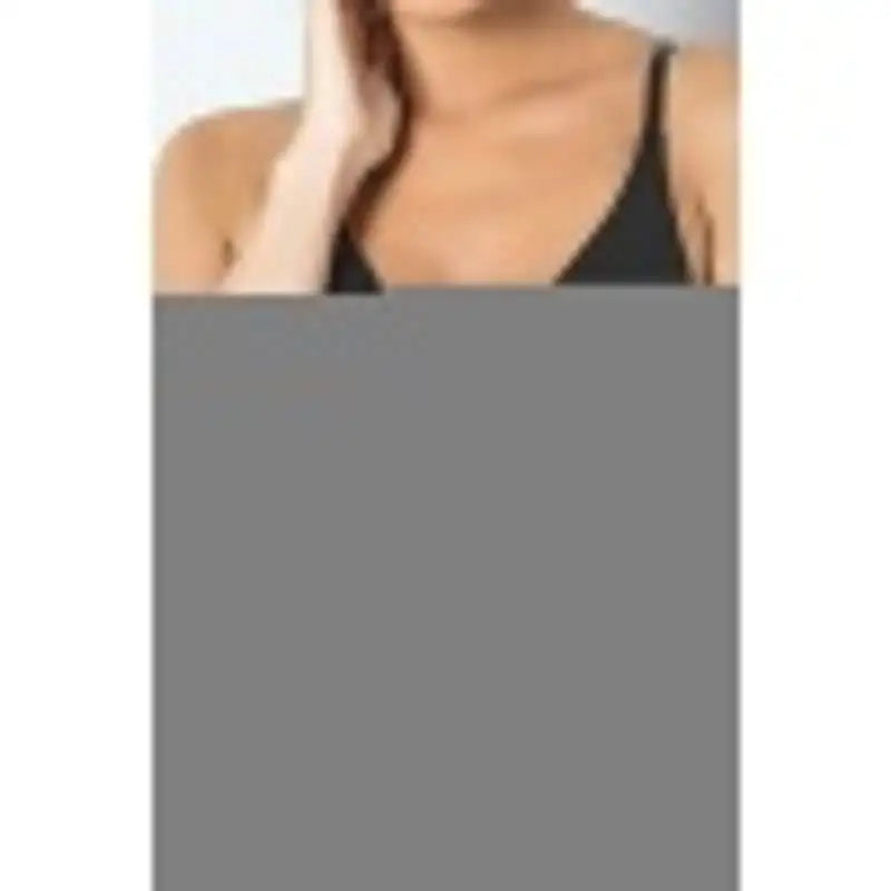 Siyah Günlük Konforlu İnce Nefes Alan Süngerli Pamuk Sütyen, Kadın İç Giyim