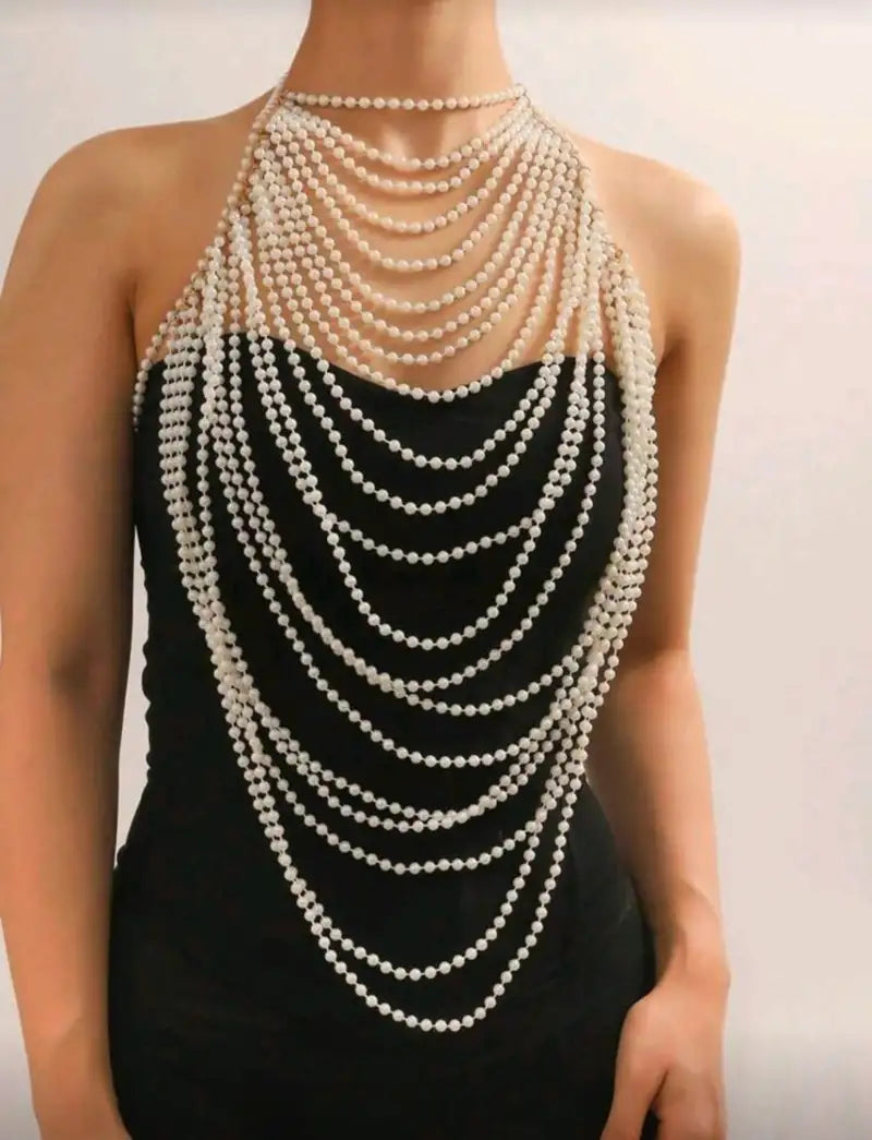 İncili Seksi Vücut Aksesuarı , Şık Bustiyer