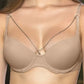 Günlük Kullanıma Uygun Ten Zincir Aksesuarlı Yarım Push-Up Sütyen,Destekli, Düşük Dekolte Uyumlu