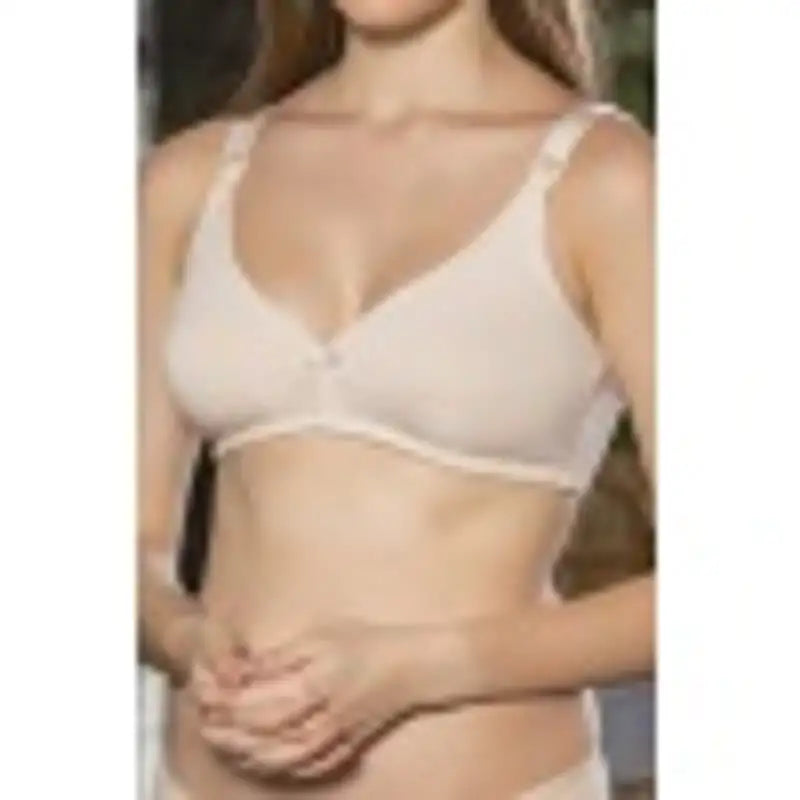 Ten Anne İçin Konforlu Emzirme Sütyeni,PamukluTelsiz,Süngersiz, Mom Bra